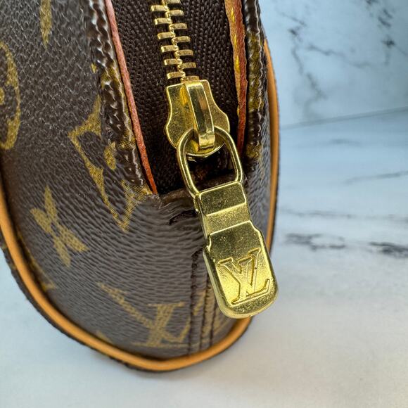 Louis Vuitton Mini Ellipse Vintage Bag Monogram canvas LV Wristlet Clutch Rare - Picture 12 of 16